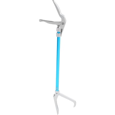 Pince à serpent professionnelle en alliage d'aluminium non pliable 70 cm, outil de préhension bleu blue