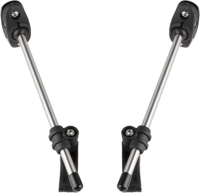 Motorfiets Windscherm - Verstelbare Kuip - Bescherming Tijdens Rijden - Universele Stuurmontage - 22-28 Mm Stuur - Zwart