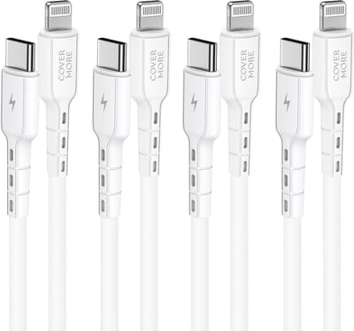 Oplaadsnoer geschikt voor iPad - Lightning naar usb C - Snellader kabel - Oplaadkabel - 1m - 4 stuks