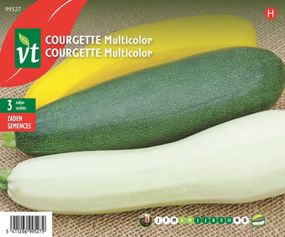 Zaadset Courgette Multicolor - Diverse Kleuren voor Decoratieve en Smaakvolle Courgettes