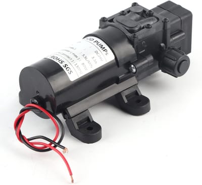 Jhubersproducts - Waterpomp 24V 80W - Wateroverdracht - Elektrische membraanpomp - Automatische drukschakelaar - Waterpomp 80W - Geschikt voor waterov