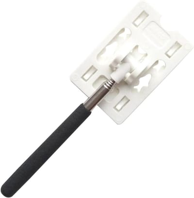 Parkeerbetaalstok - Betaalstick - Parkeergeld betalen - Telescopisch ontwerp - 60cm - Wit