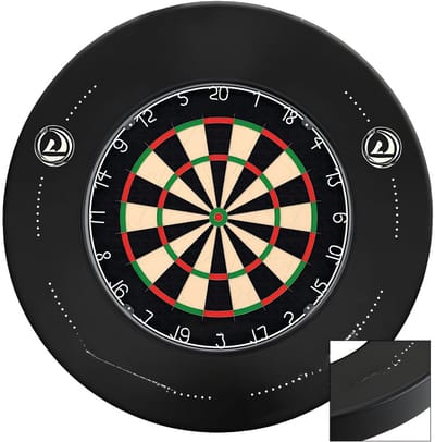 KAD® Dartbord Surround Ring - Professionele Muurbeschermer voor Dartbord - Geschikt voor Officiële Dartborden - Zwart - 45cm x 45cm x 75cm