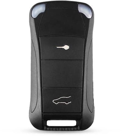XEOD Autosleutelbehuizing - sleutelbehuizing auto - sleutel - Autosleutel / Geschikt voor: Porsche Cayenne, Panamera, Turbo, Carrera & 911 2 Knops sleutel