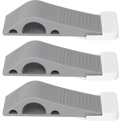 3 pièces Butée de Porte Mur Bloqueur de Porte Protection Enfant Décoratif Sécurité Caoutchouc Flexible Butée(#1)