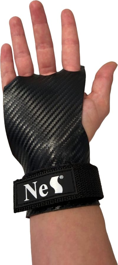 NeS- Crossfit Handschoenen – Sport Handschoenen – Turnen - Gymnastiek - Handschoenen- Zwart – Maat L
