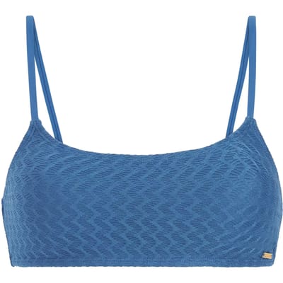 Protest MIXElifi - Bralette bikini top Dames - Clipsluiting - Uitneembare vulling - Normale pasvorm - Blauw
