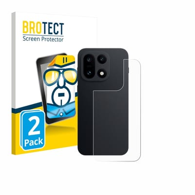 BROTECT - Screenprotector voor OnePlus 15 (Achterkant) - Folie Beschermfolie transparant 2 Stuks