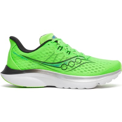 Saucony Kinvara 16 Neutrale schoen Heren-neongroen, zwart