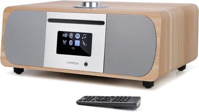 Muziek Systeem - Radio CD Speler - Muziek Luisteren - 2.1 Stereo Geluid - 35.5 x 24.8 x 14 cm
