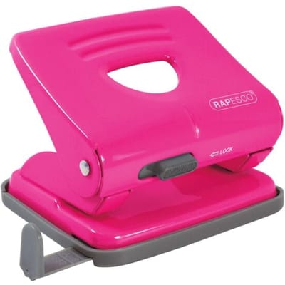 #Rapesco Perforator 825 donkerroze 25 vellen