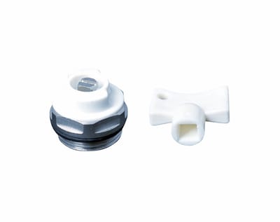 Radiatorconnect manuele ontluchter 1/2" met sleutel