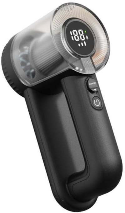 GELLDG Pluizenverwijderaar - Elektrische Fusselrasierer met USB-oplaadfunctie - 3 Instelbare Snelheden & LED-display - Geschikt voor Kleding, Bank en Tapijt - Draagbaar - Kunststof - 7,5x9,5x19,5cm