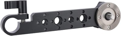 EVF Extension Bracket met Rosette Arm en Rod Clamp voor Monitor en Camera Accessoires - M6 en 15mm Quick Release Systeem voor Professionele Videoproductie