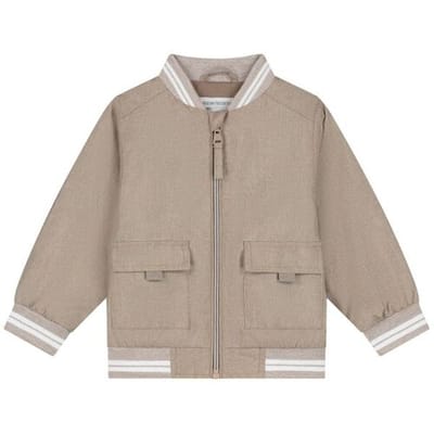 Prénatal baby zomerjas Mid Brown Melange 56 heren