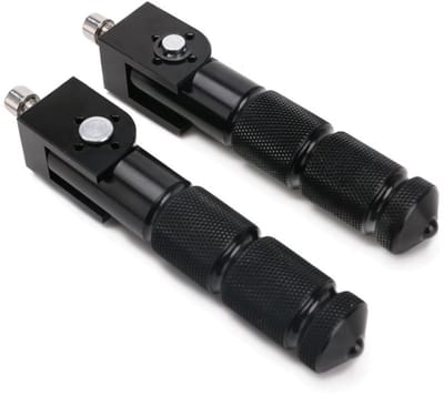 Voetpedalen - 1 paar - Fietspedalen - Universeel - 90 graden inklapbaar - Aluminiumlegering - Fietsaccessoires - Accessoires voor elektrische voertuigen - Zwart