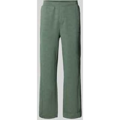 Regular fit sweatpants met jacquardlook, model 'MIRROR LONG'