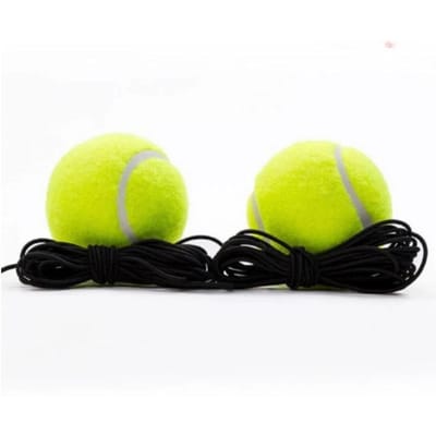 Lot de 1, 2 ou 5 balles d'entraînement de tennis avec corde, équipement d'entraînement de tennis, rebond autodidacte, équipement de sparring