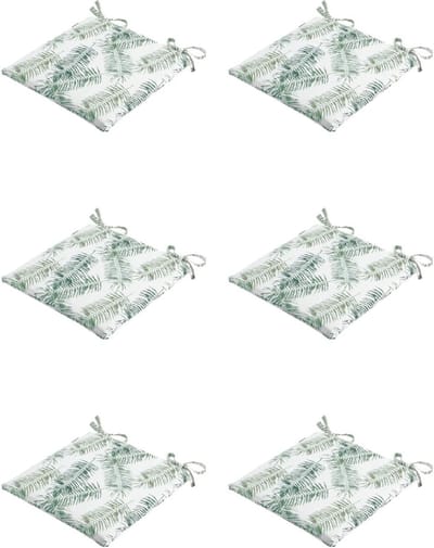 Madison - Zitkussen - Universeel - 6st - 46x46cm - Outdoor Flora Green