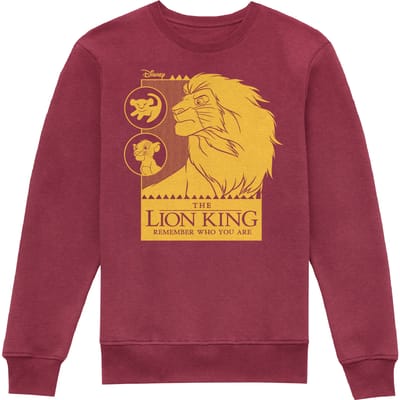 Lion King Simbas Journey Kids' Sweatshirt - Burgundy - 134/140 (9-10 jaar) - Burgundy