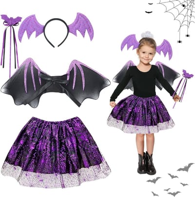 Meisjes Kostuum voor Feestjes, Verkleedpartijen en Carnaval - Leuke en Kleurrijke Outfit