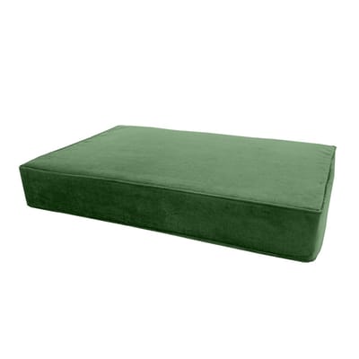 Madison Orthopedisch Hondenkussen – Tegen gewrichtspijn – Anti-sliplaag – Natuurlijk comfort – Waterafstotend – Foam matras – Wasbare hoes – Maat S – Velvet Groen