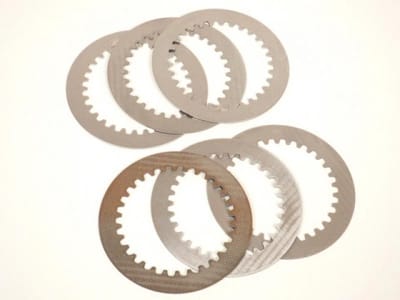 6 gladde koppelingsplaten tecnium voor motor kawasaki 200 kdx 1986 1987 1988 nieuw