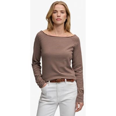 Off-shoulder T-shirt voor dames Superdry