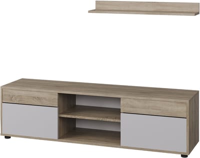Vicco Berno Woonwand – 2 delen Sonoma/Wit