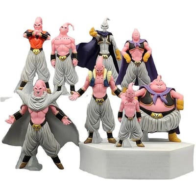 8-delige Set Dragon Ball Majin Buu PVC Actiefiguur Speelgoed voor Dragon Fans en Verzamelaars Verjaardagscadeau Jongensspeelgoed