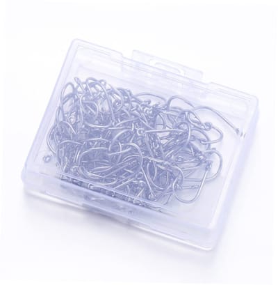 Dailygoods- Vishaak 100 Stuks - Geperforeerde Haak - Zoetwater/Vishaken - Zoutwater/Haken - Verzwaarde Haak - Ideaal voor Snoek/Zalm/Baars