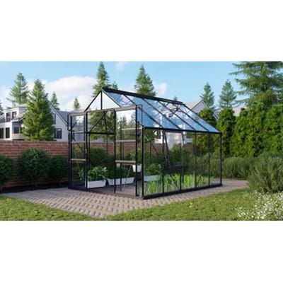 Vitavia Tuinkas Meridian 2 8300 - Veiligheidsglas 3 Mm - Zwart - 257x321x232 Cm