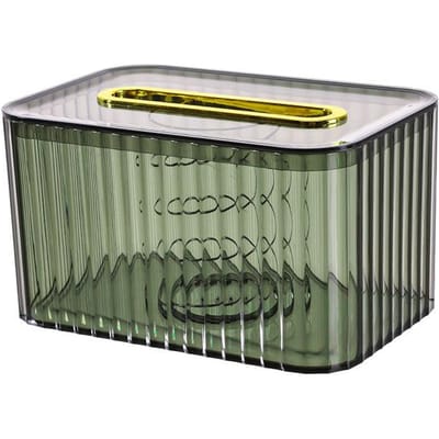 Licht Luxe Stijl Papieren Handdoekdoos Woonkamer Huis Creatieve Veergetekende Papieren Doos High-end Theetafel Tafel Servethouder gray