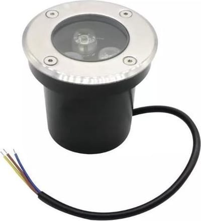 LED Grondspot RGB - 9 Watt - Inbouw - 230 Volt - Zonder Afstandbediening