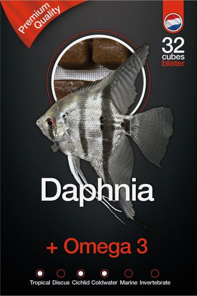 DS Daphnia & Omega 3 diepvries visvoer | 100 gram blister | 24 blokjes Diepvries