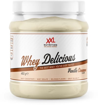 XXL Nutrition - Whey Delicious - Vanille Kaneel - Eiwitpoeder - 450 g