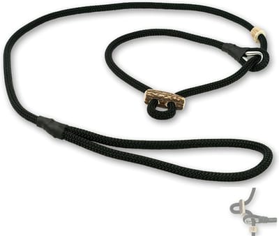 Mystique moxon jachtlijn met Dubbele Stop 8 mm – 150 cm Zwart