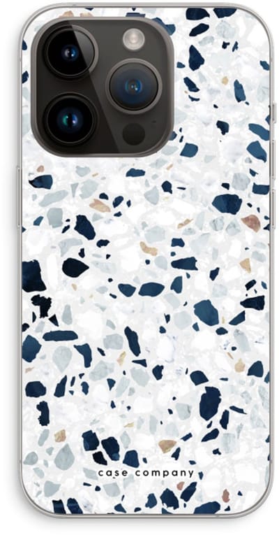 Case Company® - Hoesje geschikt voor iPhone 14 Pro hoesje - Terrazzo N°1 - Soft Cover Telefoonhoesje - Bescherming aan alle Kanten en Schermrand