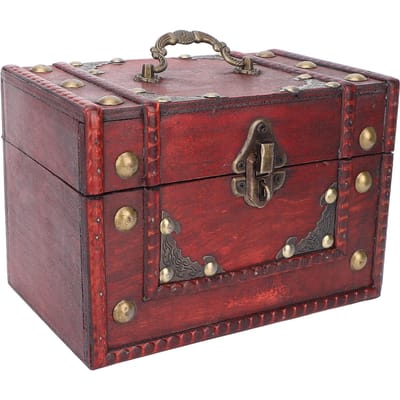 Houten Sieradendoos Klein Antiek Multifunctioneel Sieraden Opbergdoos voor Cadeau Foto Collectie gray