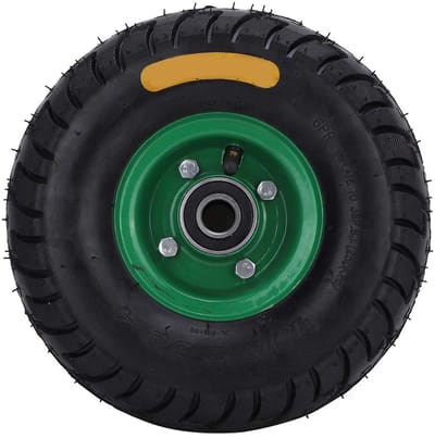 Cosensi - Dailygoody - Karbandwiel 10,5 inch - Opblaasbaar - Ingebouwde lagers - 4.10/3.50-4 - Duurzaam rubber - Geschikt voor verschillende voertuigen