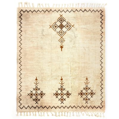 Vloerkleed Berber handgemaakt wol | Hadorn