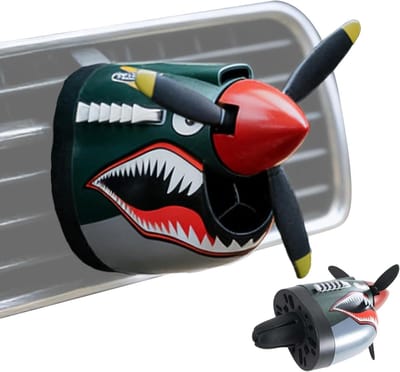 Autovent Luchtverfrisser - Auto Geurverfrisser - Auto Interieur Verfrissen - Vliegtuig Vormgeving - 8.6 cm - Metaal