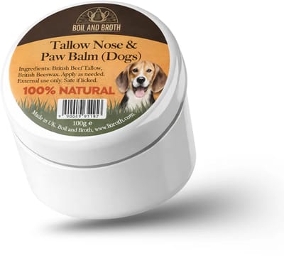 Boil & Broth Talgbalsem voor neus en poten - 100% natuurlijke huidbalsem voor honden