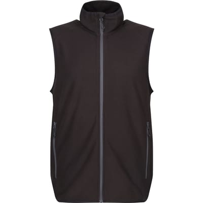 Regatta Heren Navigate Fleece Gilet (Zwart/Seal Grijs)