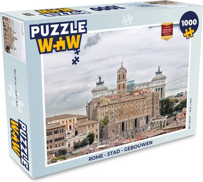 Puzzel Rome - Stad - Gebouwen - Legpuzzel - Puzzel 1000 stukjes volwassenen