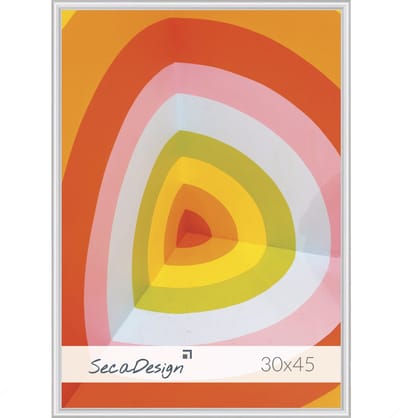 Fotolijst - SecaDesign - 30x45 cm Fotomaat - Zilver - Posterlijst