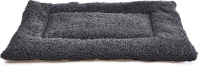 Topmast Hondendeken Dierenmat Benchmat Soft Fleece - Antraciet - 105 X 70 cm