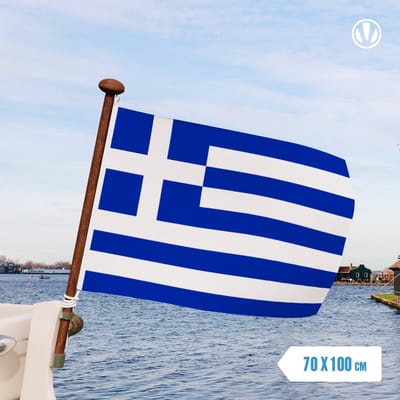 Griekse vlag 70x100cm - Spunpoly