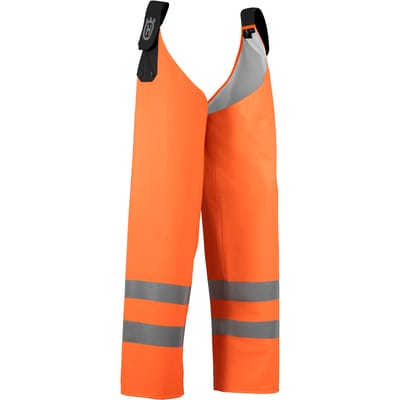 Rain chaps  protect high-viz,