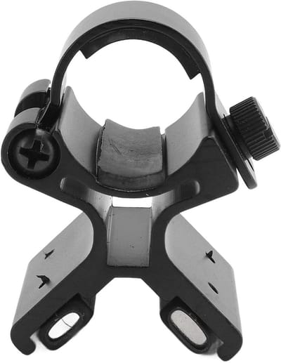 Dailygoods - Universele Magnetische Zaklamphouder - Antislip Stuurhouder - Eenvoudige Installatie - Duurzaam Aluminium - Geschikt voor Fietsen - 30 mm